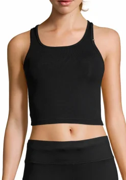 crop rib racerback