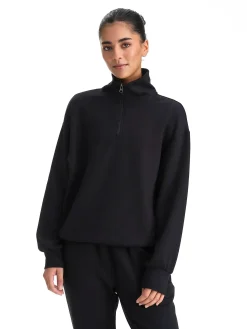lounge half zip w