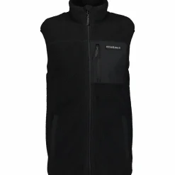 pile zip vest m
