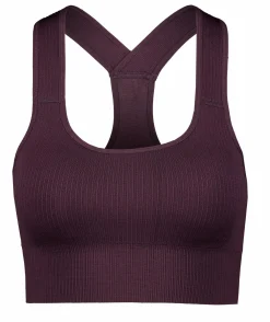 ribbed seamless bra w