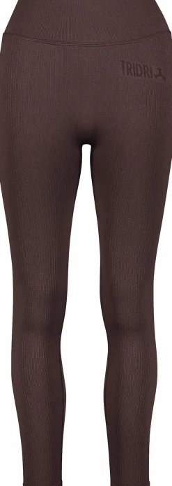 ribbed seamless tights w