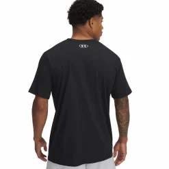 ua camo chest stripe ss-blk m