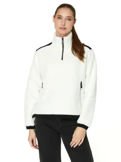 w gale pile half zip