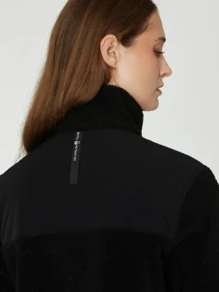 w gale pile half zip